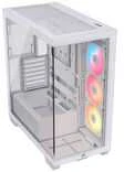 „Corsair 3500X RS-R“ kompiuterio korpusas, „Mid-Tower“, E-ATX, RGB, grūdintas stiklas · baltas