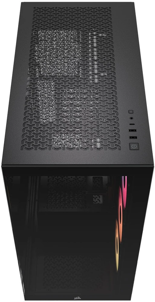 „Corsair 3500X RS-R“ kompiuterio korpusas, „Mid-Tower“, E-ATX, RGB, grūdintas stiklas, juodas