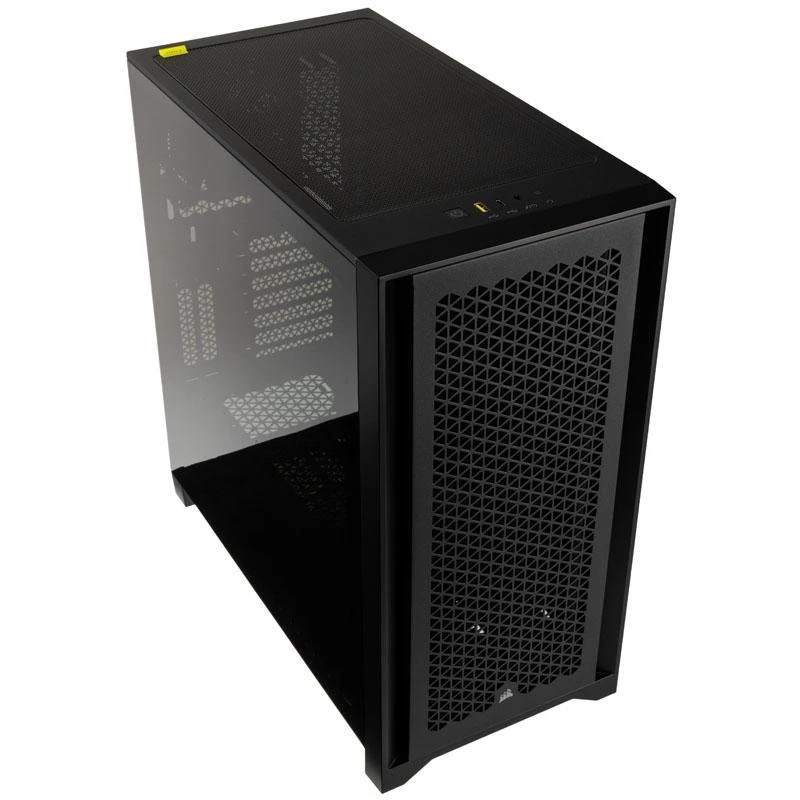 CORSAIR 4000D Airflow grūdinto stiklo vidurinio bokšto Juodas dėklas