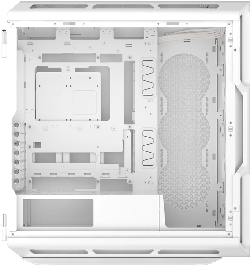 „Corsair 5000T“ kompiuterio korpusas, „Mid Tower“, ATX, grūdintas stiklas - baltas