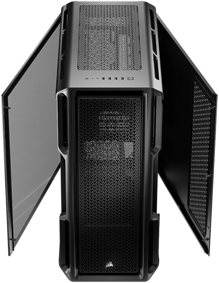 Corsair 5000T kompiuterio korpusas, vidutinio dydžio bokštas, ATX, grūdintas stiklas - Juodas