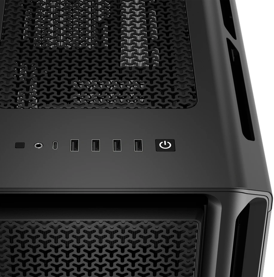 Corsair 5000T kompiuterio korpusas, vidutinio dydžio bokštas, ATX, grūdintas stiklas - Juodas