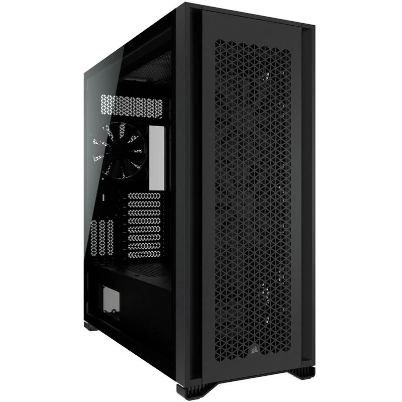 Corsair | Tempered Glass PC Case | 7000D AIRFLOW | Side window | Juodas | Full-Tower | ATX