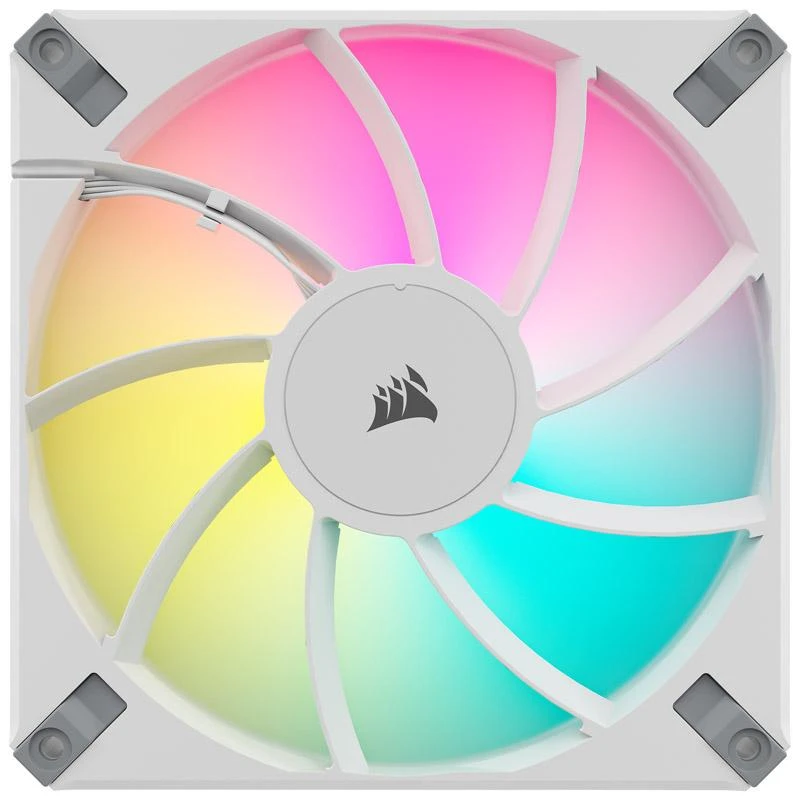 Corsair | 140 mm PWM dviejų ventiliatorių komplektas | iCUE AF140 RGB ELITE | Dėklo ventiliatorius