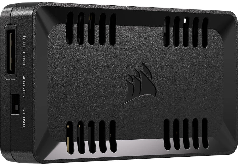 Corsair Commander Duo ARGB ventiliatoriaus valdiklis, iCUE LINK juodas