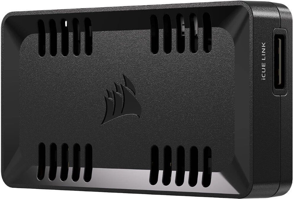 Corsair Commander Duo ARGB ventiliatoriaus valdiklis, iCUE LINK juodas