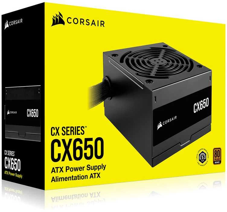 CORSAIR CX Series CX650 PSU 650 Watt 80 PLUS Bronze