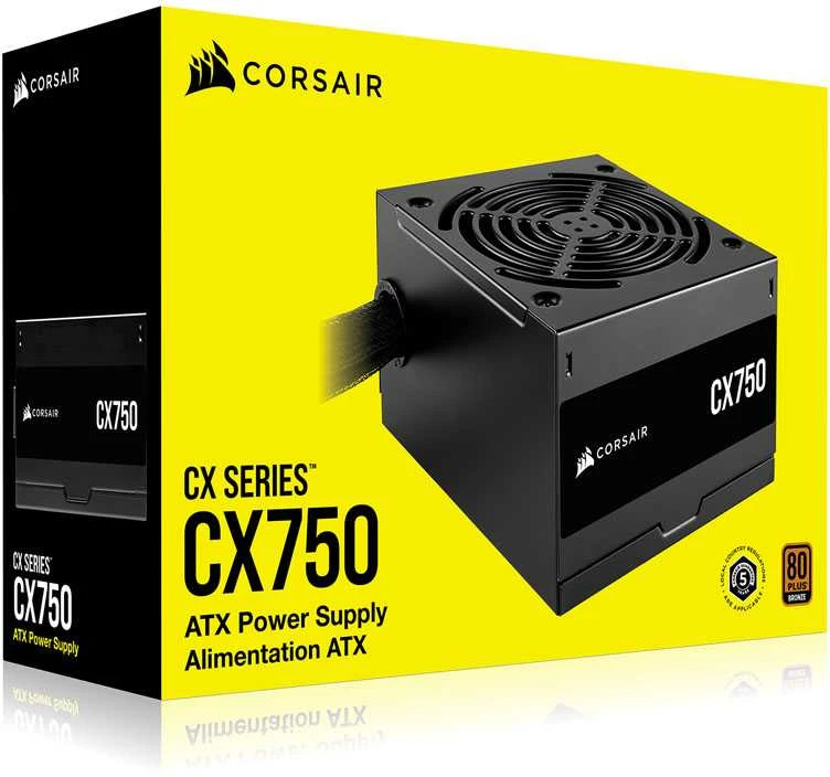 CORSAIR CX Series CX750 PSU 750 Watt 80 PLUS Bronze