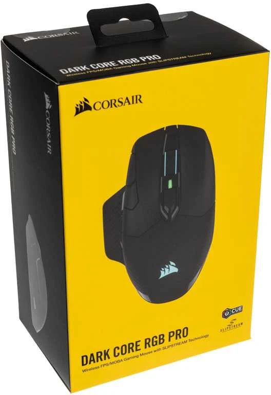 Corsair Dark Core RGB PRO belaidė žaidimų pelė, Juoda