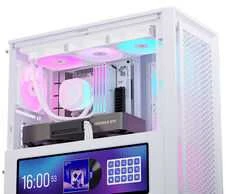 „Corsair FRAME 4000D LCD RS“ kompiuterio korpusas, „Midi-Tower“, ATX, ARGB, grūdintas stiklas – Baltas