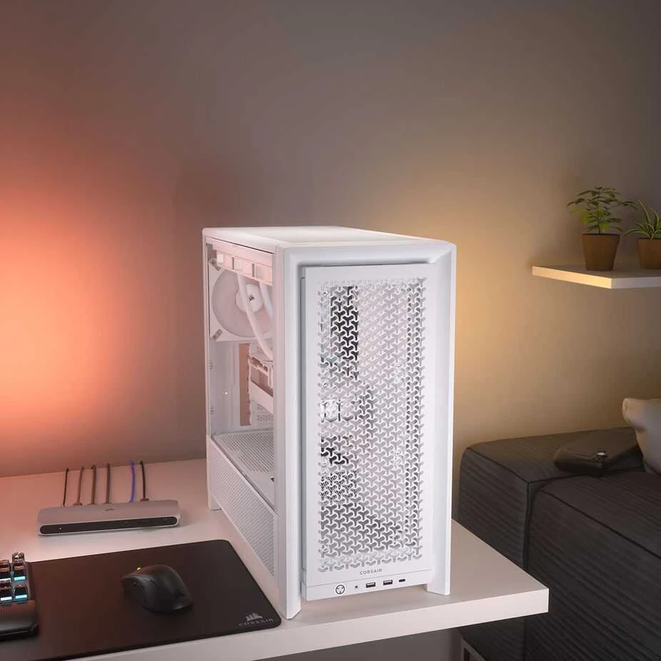 „Corsair“ kompiuterio korpusas | „Frame 4000D Modular“ | „Baltas“ | „Mid Tower“