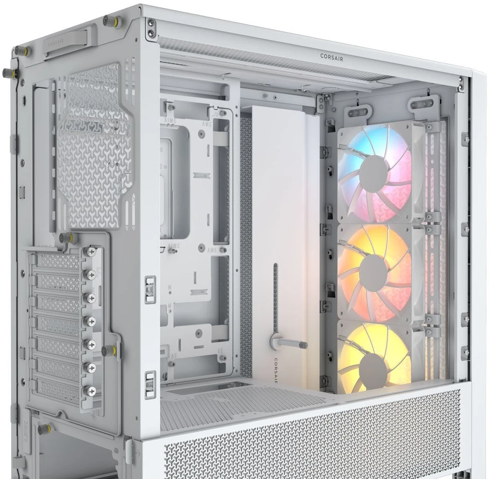 Corsair PC korpusas | Frame 4000D RS ARGB modulinis | Mid-Tower | Baltas