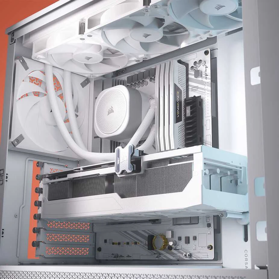„Corsair“ kompiuterio korpusas | „Frame 4000D RS ARGB Modular“ | „Baltas“ | „Mid Tower“