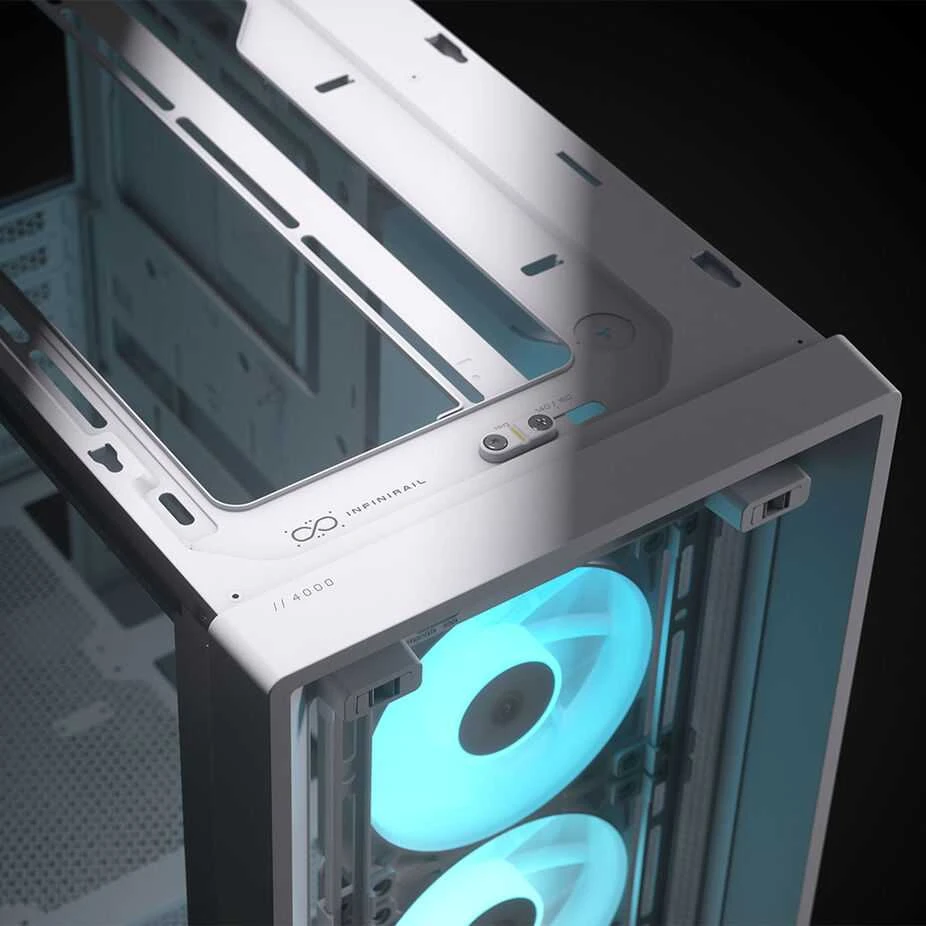 „Corsair“ kompiuterio korpusas | „Frame 4000D RS ARGB Modular“ | „Baltas“ | „Mid Tower“