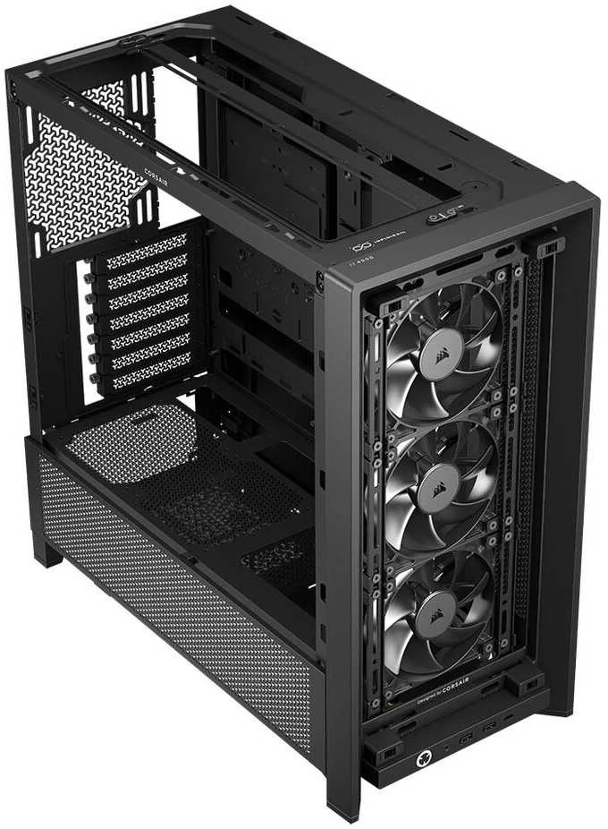 „Corsair“ kompiuterio korpusas | „Frame 4000D RS Modular“ | Juodas | Vidutinio dydžio bokštas