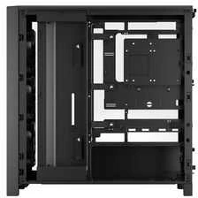 Corsair FRAME 4000D RS medinis kompiuterio korpusas, Midi-Tower, E-ATX - medinis, juodas