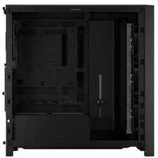 Corsair FRAME 4000D RS medinis kompiuterio korpusas, Midi-Tower, E-ATX - medinis, juodas