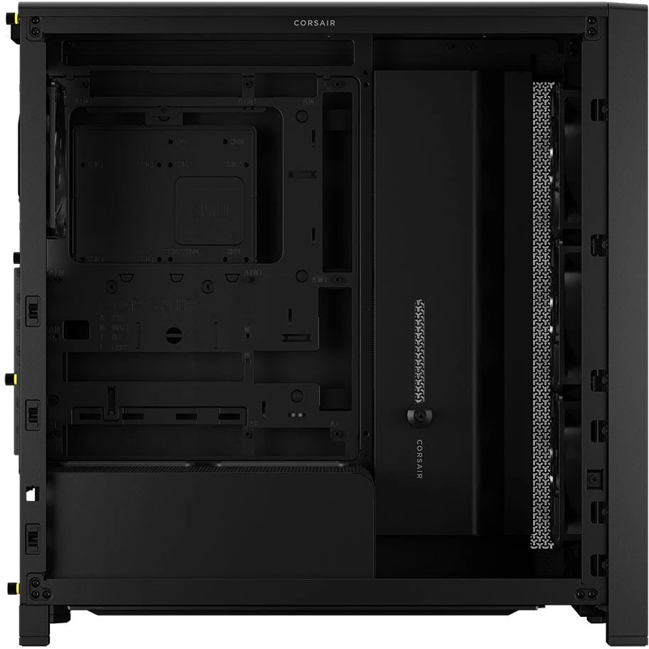 Corsair FRAME 4000D RS medinis kompiuterio korpusas, Midi-Tower, E-ATX - medinis, juodas