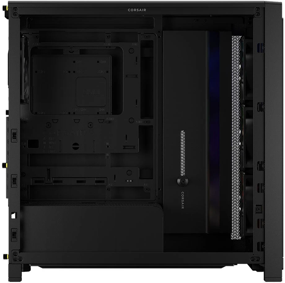 „Corsair FRAME 4000X RS“ kompiuterio korpusas, „Midi-Tower“, E-ATX - 4x RS120 ventiliatoriai, juodas
