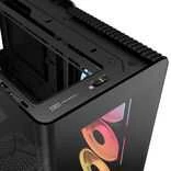 „Corsair FRAME 4500X LX-R RGB“ kompiuterio korpusas, „Mid-Tower“, E-ATX, grūdintas stiklas – Juodas