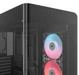 „Corsair FRAME 4500X RS-R ARGB“ kompiuterio korpusas, vidutinio dydžio bokštas, E-ATX, grūdintas stiklas – Juodas