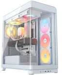 „Corsair FRAME 4500X RS-R ARGB“ korpusas, „Mid-Tower“, E-ATX, grūdintas stiklas – Baltas