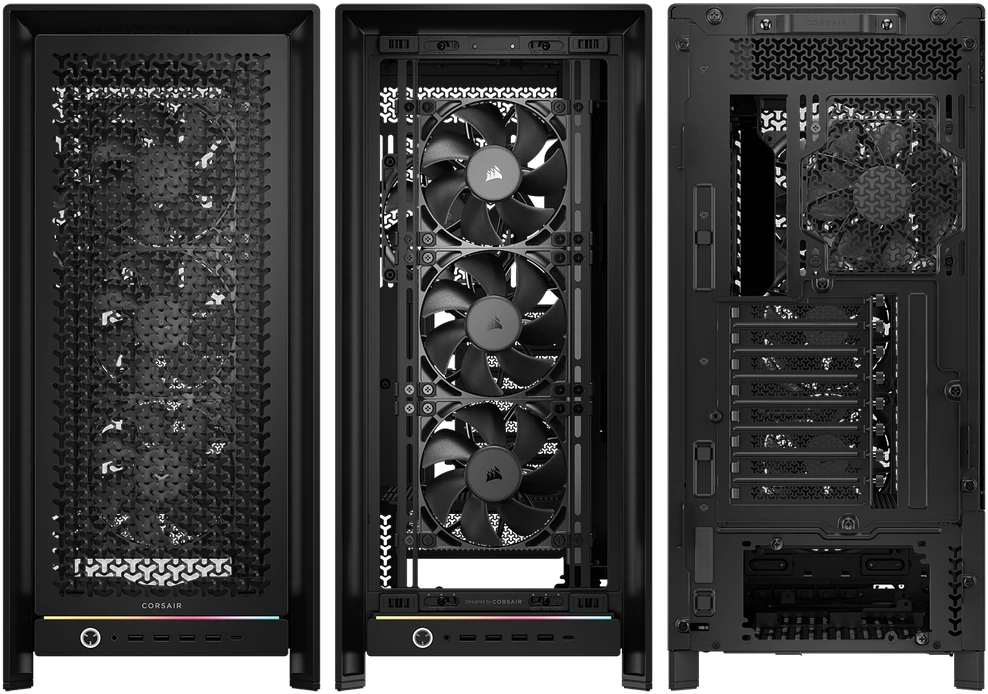 Corsair FRAME 5000D RS Midi Tower korpusas, juodas