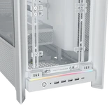 Corsair Frame 5000D PC-kompiuterio korpusas, Midi-Tower, E-ATX, Tempered Glass – baltos spalvos