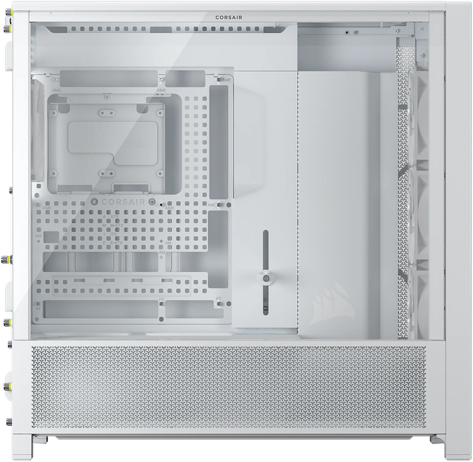 Corsair Frame 5000D PC-kompiuterio korpusas, Midi-Tower, E-ATX, Tempered Glass – baltos spalvos