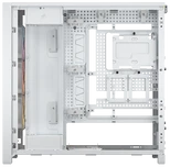 Corsair Frame 5000D RS ARGB PC-kompiuterio korpusas, Midi-Tower, E-ATX, Tempered Glass – baltos spalvos