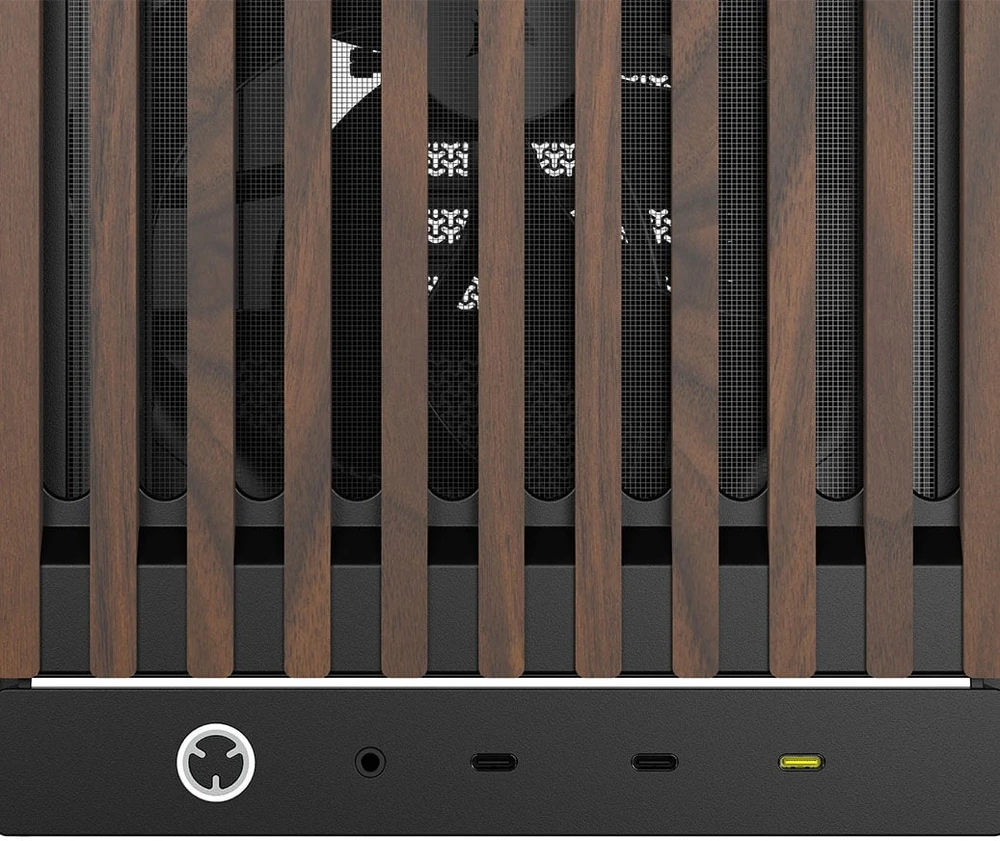 Corsair Microsystems Corsair FRAME 5000D WOOD RS, Midi Tower, PC, Juoda, Riešutas, ATX, EATX, micro ATX, Mini-ITX, Plastikas, Plienas, Grūdintas stiklas, Žaidimams