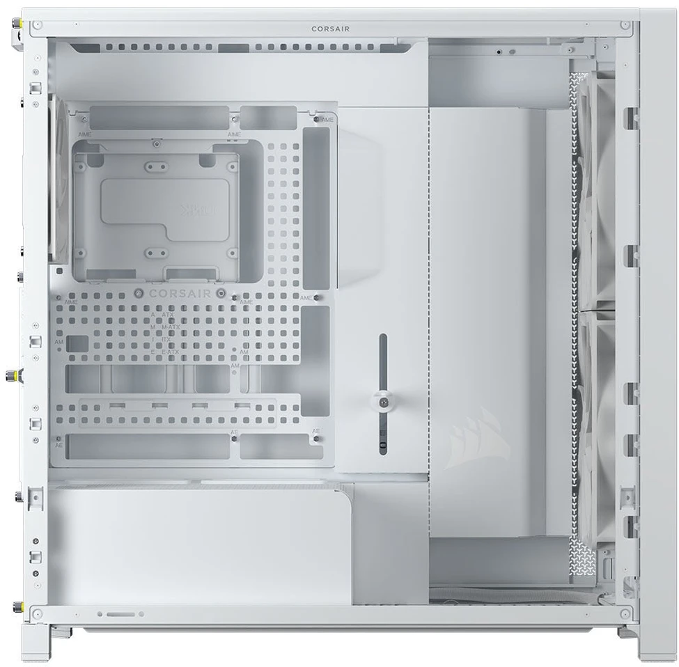 Corsair Microsystems Corsair FRAME 5000D WOOD RS, Midi Tower korpusas, PC, Riešutas, Balta, ATX, EATX, micro ATX, Mini-ITX, Plastikas, Plienas, Grūdintas stiklas, Žaidimams