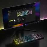 Corsair Gaming K55 Core RGB Klaviatūra žaidimams, Full-Size (100%), Rubber Dome juodas, ISO (DE)