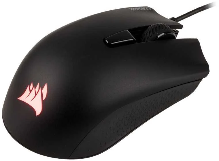 Corsair Harpoon RGB PRO FPS/MOBA Pelė žaidimams, Juodas, 12000 DPI, Optinė