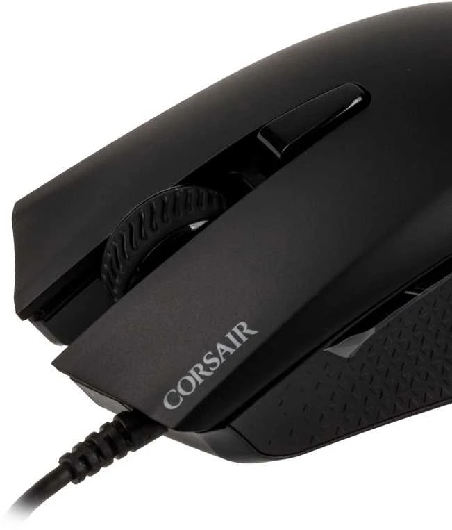 Corsair Harpoon RGB PRO FPS/MOBA Pelė žaidimams, Juodas, 12000 DPI, Optinė