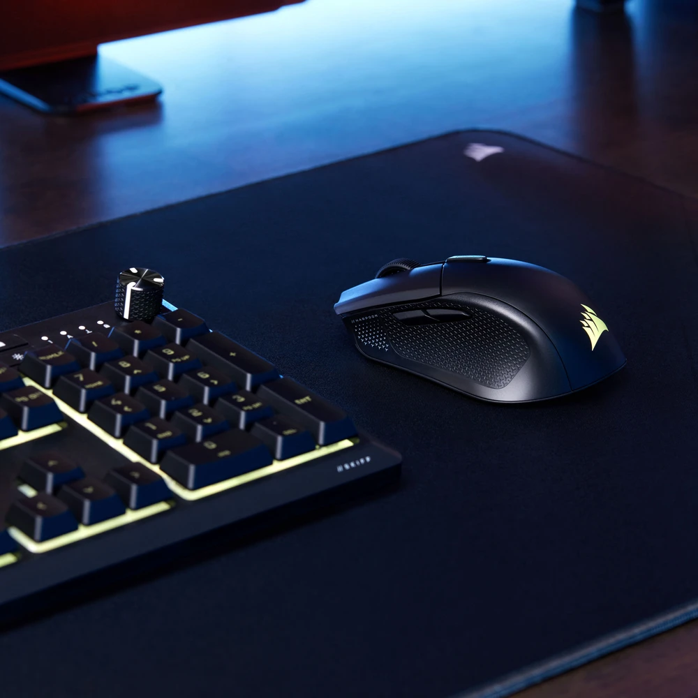 Pelė Myszka žaidimams Corsair Harpoon V2 Wireless Juodas