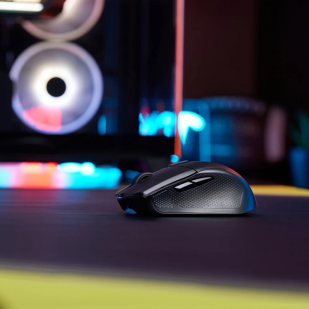 Pelė Myszka žaidimams Corsair Harpoon V2 Wireless Juodas