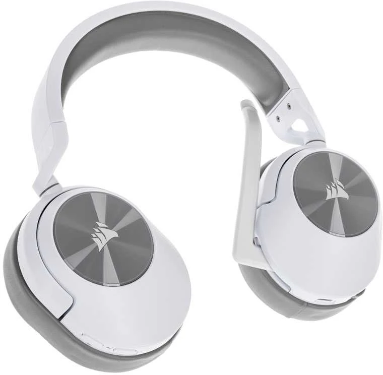 Corsair HS55 žaidimų ausinės, belaidės, Baltos