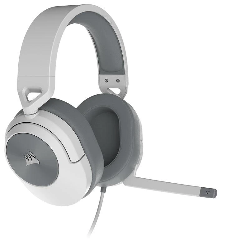Corsair HS55  Stereo Ausinės Žaidimams mikrofonu, Baltos, su laidu, Noice canceling