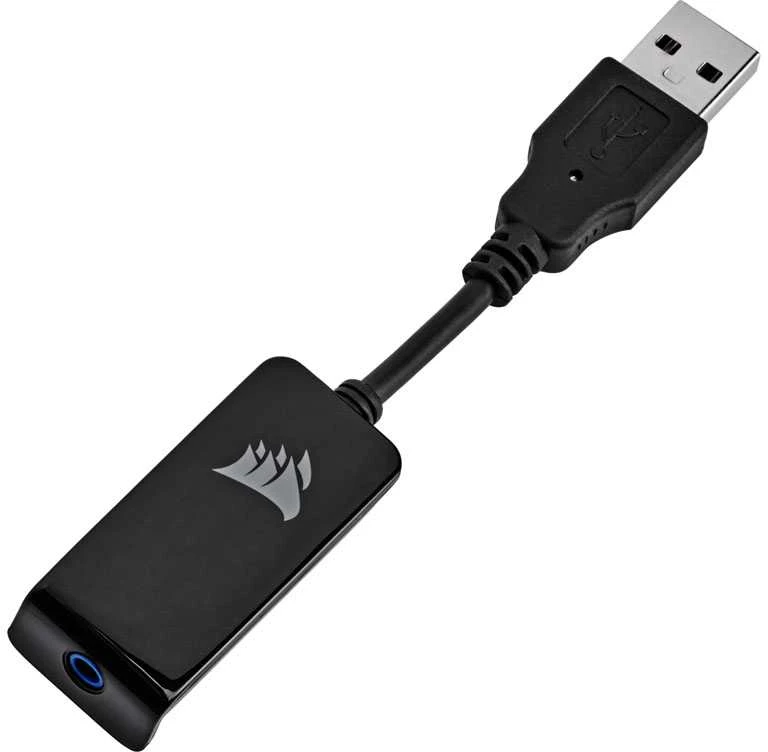 Žaidimų ausinės Corsair HS55 Surround Headset Carbon, Juodos