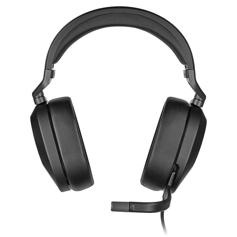 Corsair HS65 žaidimų ausinės, su laidu, Anglies pluošto spalvos