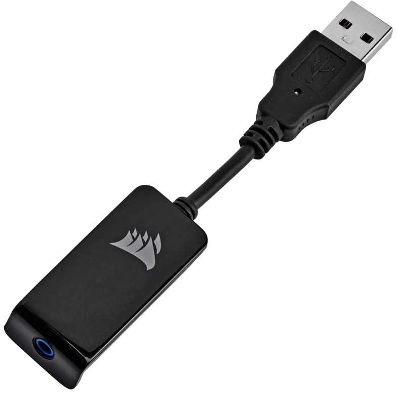 Corsair HS65 erdvinio garso ausinės, Su laidu, Baltos