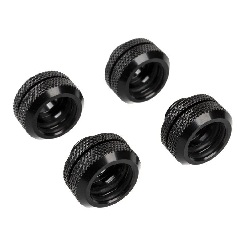 „Corsair Hydro X“ serijos XF kietos linijos jungtis, tiesi G1/4 colio BSPP jungtis su 14 mm išorinio skersmens kietu vamzdžiu – 4 vnt. pakuotėje, sc