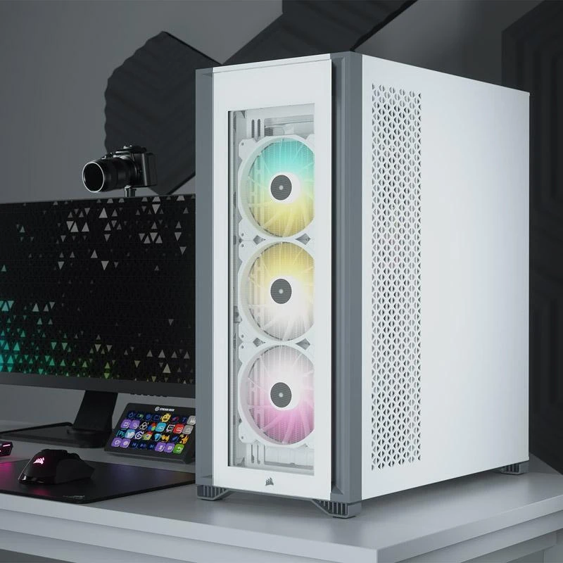 Corsair iCUE 7000X RGB grūdintas stiklas Baltas CC-9011227-WW