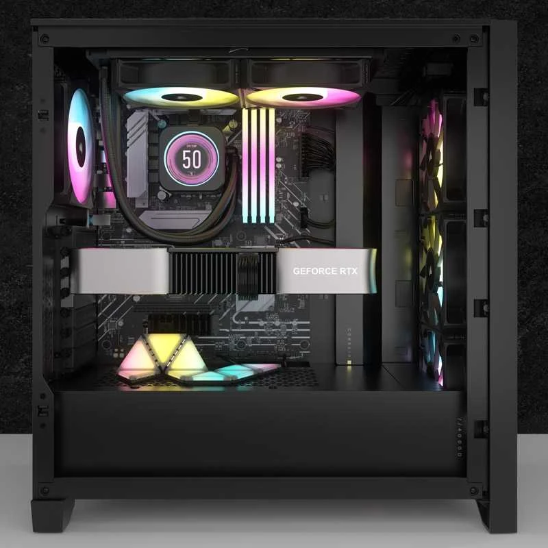Corsair | iCUE H100i ELITE LCD XT Ekranas | Juodas | Intel, AMD | CPU Liquid Cooler