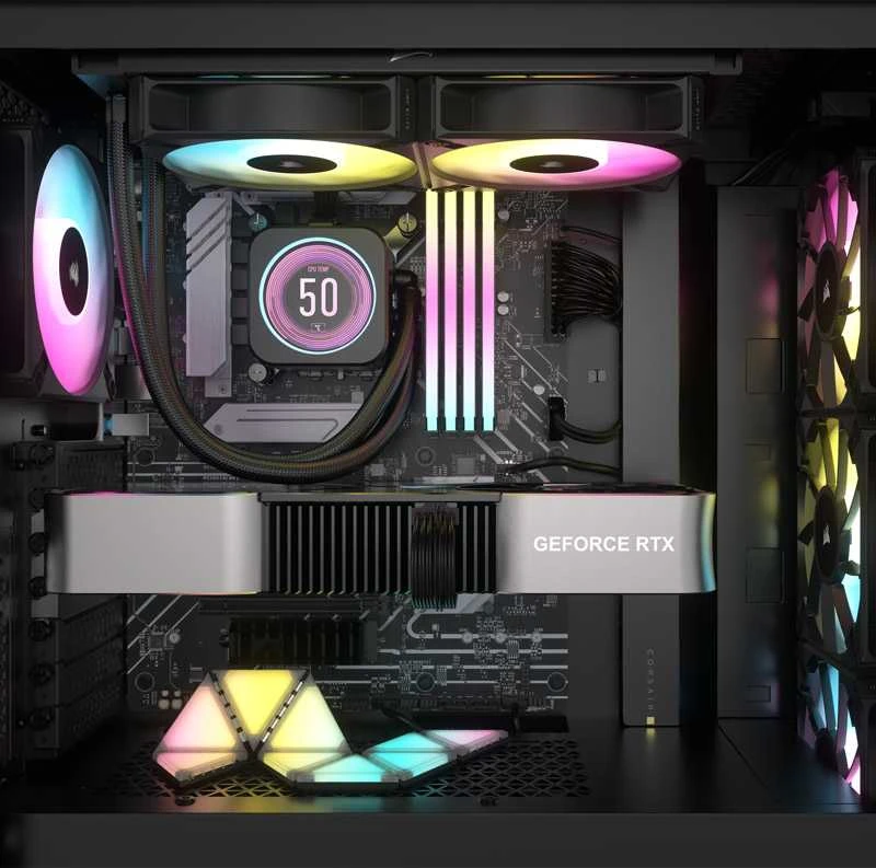 Corsair | iCUE H100i ELITE LCD XT Ekranas | Juodas | Intel, AMD | CPU Liquid Cooler