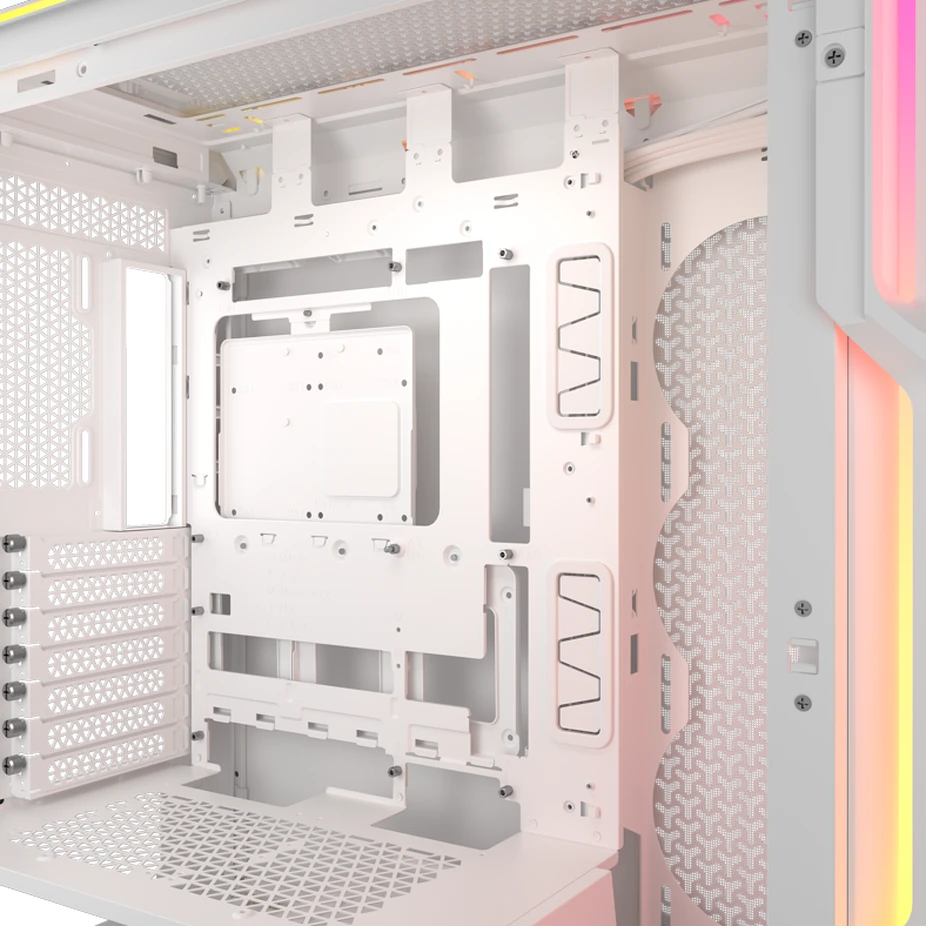 „Corsair iCUE LINK 5000T LX RGB Midi Tower“ Baltas