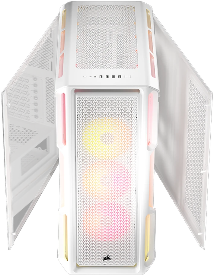 „Corsair iCUE LINK 5000T LX RGB Midi Tower“ Baltas