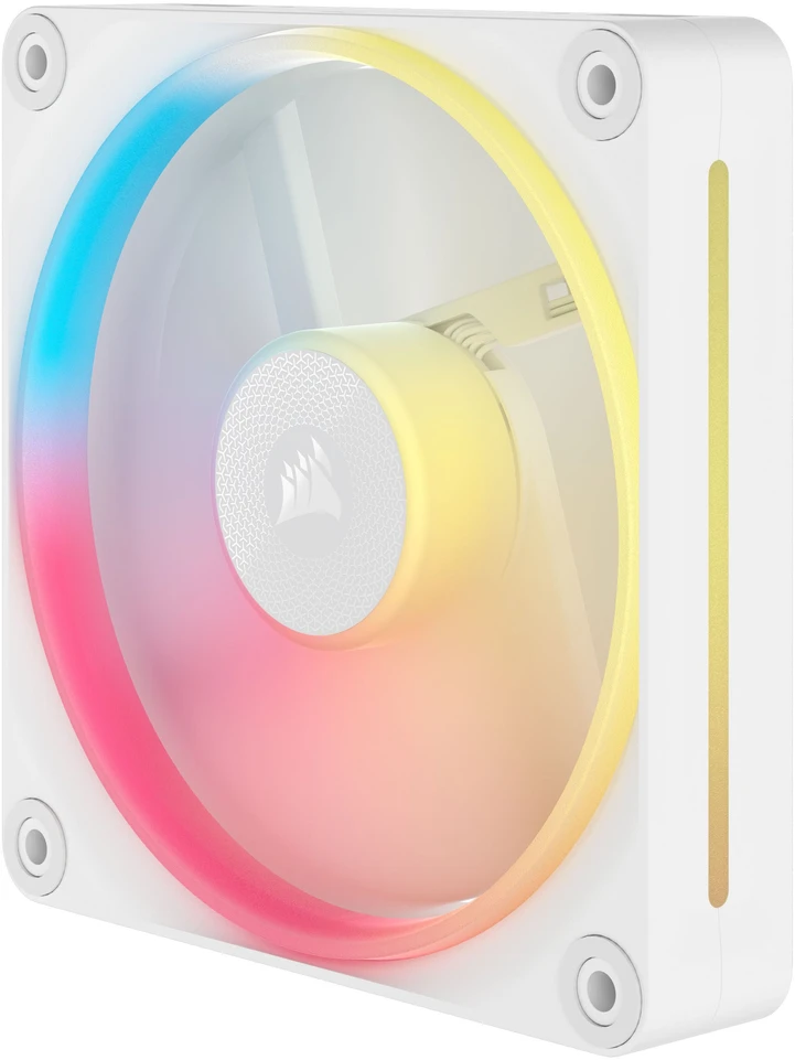 Corsair iCUE LINK LX120-R RGB PWM 3 vnt. pakuotė + šakotuvas, baltas CO-9051054-WW