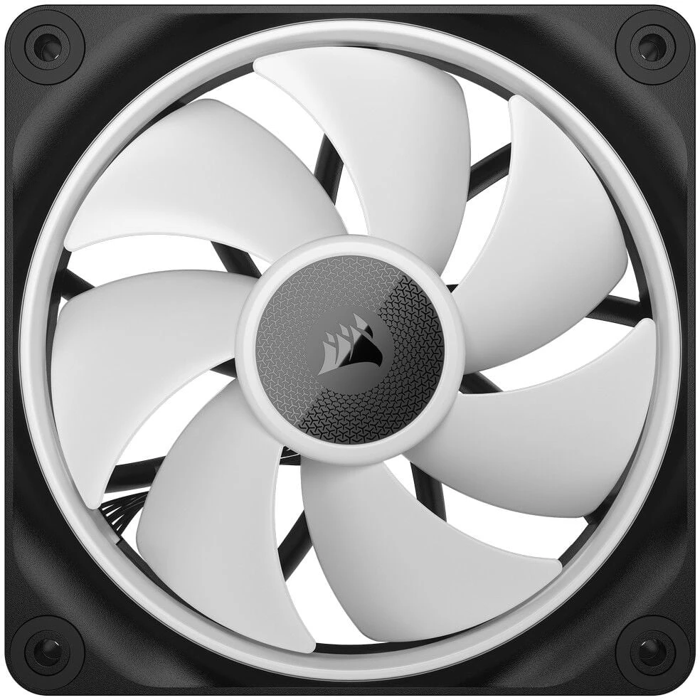 Corsair iCUE Link LX120 RGB, PWM korpuso ventiliatorius, 3er Pack – 120mm, juodos spalvos